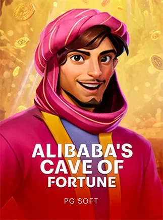 ภาพหน้าปกเกมสล็อตถ้ำสมบัติ Alibaba's Cave of Fortune ค่าย PG Soft
