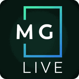 ภาพโลโก้ทางการของค่ายเกมคาสิโนสด MG Live