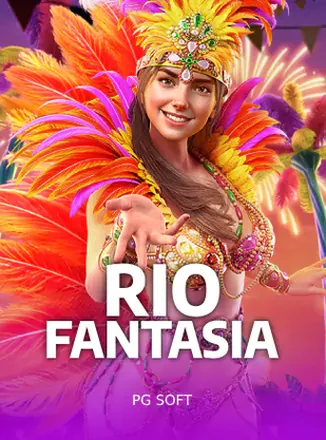 ภาพหน้าปกเกมสล็อตเทศกาลแซมบ้า Rio Fantasia จาก PG Soft