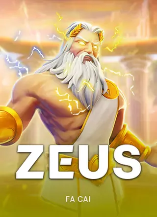 ภาพหน้าปกเกมสล็อต Zeus ธีมเทพเจ้าสายฟ้าซุส จากค่าย FaChai